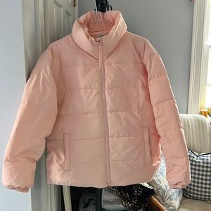 J Crew Factory Pink Puffer